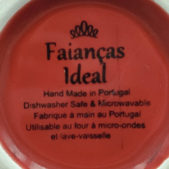 Faiancas Ideal Red Dessert Fruit Sauce Dip Berry Bowls Made in Portugal Red Bowl - Picture 5 of 7